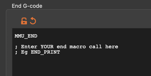 End G-Code